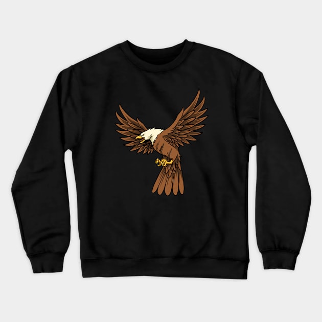 Eagle Eagles Crewneck Sweatshirt by fromherotozero